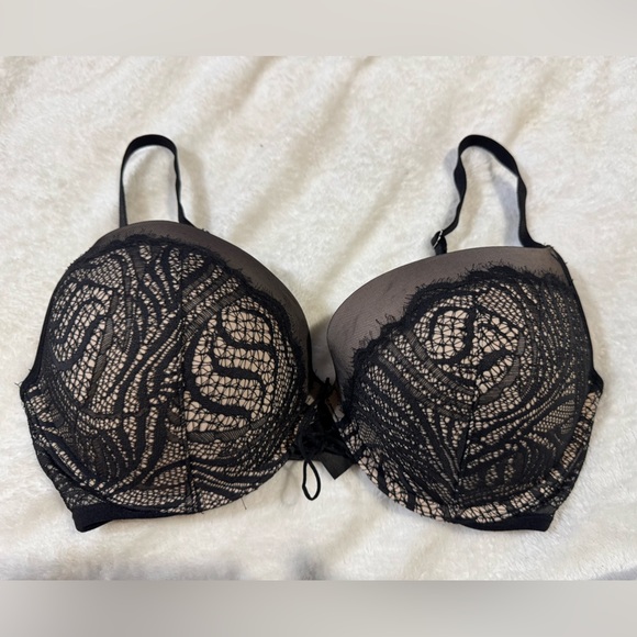 Victoria Secret Very Sexy Lace Corset‎ Push Up Bra Size 34DD - Picture 1 of 10